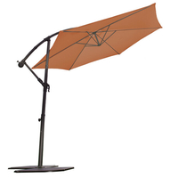 Parasol déporté Super King Ø 300 - Terracotta 