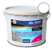 Peinture piscine pool paint plus blanc 10 l