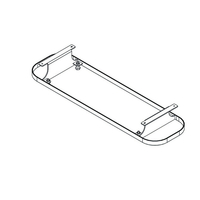 Pied support sirocco gris clair 2m/3m