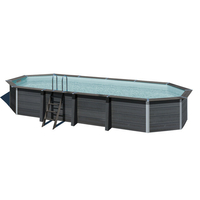 Piscine Avant Garde composite octogonale allongée 8.04 m x 3.86 m H.1.24 m