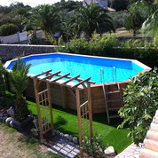 piscine azura 400x750 h130cm liner bleu 75 100a me 70847
