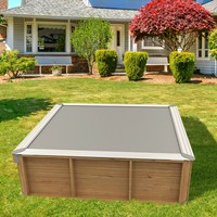 Piscine bois pistoche pour enfants - 2 x 2 m