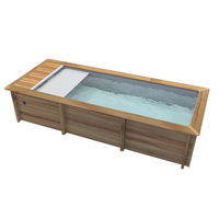 piscine bois urbaine 6 x 2 50 x 1 33 avec volet integre 31530