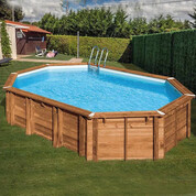 Piscine bois Vermela 6.72 m x 4.72 m x H.1.46 m