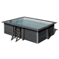 Piscine rectangle composite 4.66 m x 3.26 m x H.1.24 m
