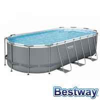 piscine tubulaire ovale power steel 5 49 x 2 74 x h 1 22m filtre a cartouche 34818