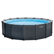 piscine tubulaire ronde graphite intex 4 78 x h 1 24 m 48285