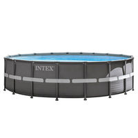 Piscine tubulaire ronde Ultra Frame XTR Intex Ø 6.10 x 1.22 m