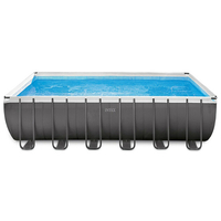 Piscine tubulaire rectangle xtr intex 7.32 x 3.66 x 1.32 m