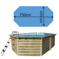 piscine waterclip siayan 730 x 420 x 129 cm 11132
