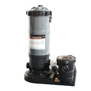 Groupe de filtration plati clair à cartouche - 11.4 m³/h + raccords