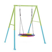 Portique Intex balancoire nid d'oiseau couleurs
