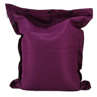 pouf complet 125 x 175 aubergine 35212