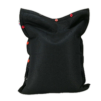 pouf complet 125 x 175 noire 35218