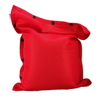 pouf complet 125 x 175 rouge 35208