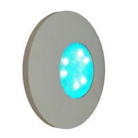 proj led couleur 36w niche universelle enjoliveur gris 44037