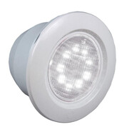 Projecteur led crystalogic® iii led blanche pour piscine liner - collerette gris anthracite