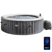 Pure spa Baltik 4 places rond - Bulles, LED - Tablette