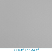PVC armé gris clair Renolit Alkorplan 2000 - 51.25 m² x 4 soit 205 m²