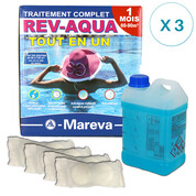 Rev-aqua 3 mois pour piscine 60/90 m³