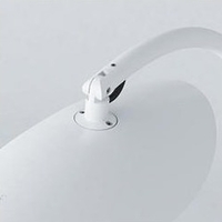 Rotule blanche lampe chauffante Hotdoor - haut/bas