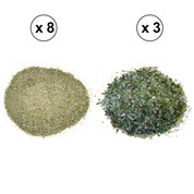 Sac de sable de verre de 20 kg x 8 + Gravier de verre 25 kg x 3 - Filtre 22 m³/h