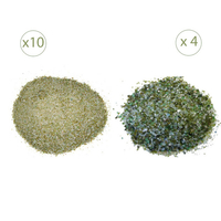 Sac de verre filtrant de 25 kg (33 m³/h) - 10 x verre fin + 4 x verre gros 