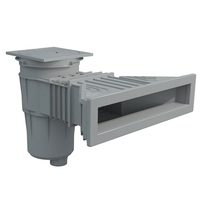 Skimmer miroir norm xxl prestige gm vis parker gris béton/liner