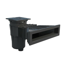 Skimmer miroir norm  xxl prestige gm vis parker gris anthracite béton/liner