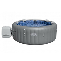Santorini 7 places rond gris - Hydrojets Pro - LED