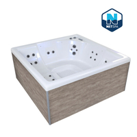 Spa acrylique Square Wave 2 Netspa - Carré 5 places