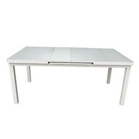 table de jardin extensible nice gris clair 44301