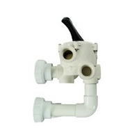 Vanne 6 voies 1.5 pouces avec raccords pour filtre à sable Jupiter - fabrication avant 2007