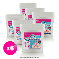 Waterblue galet multi 500gr premium 92% 6 x 5kg