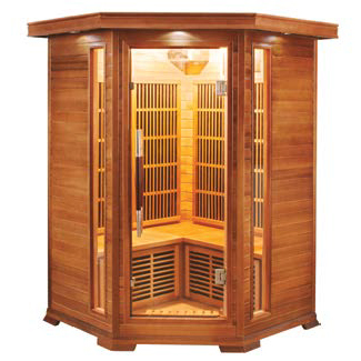 Sauna infrarouge luxe 2/3 monophasé 