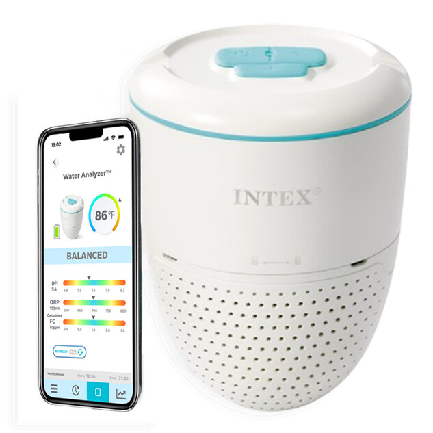 analyseur connecte intex chlore orp temperature 76383