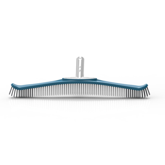 brosse de paroi flexible manche alu renforce 50cm blue line 32084