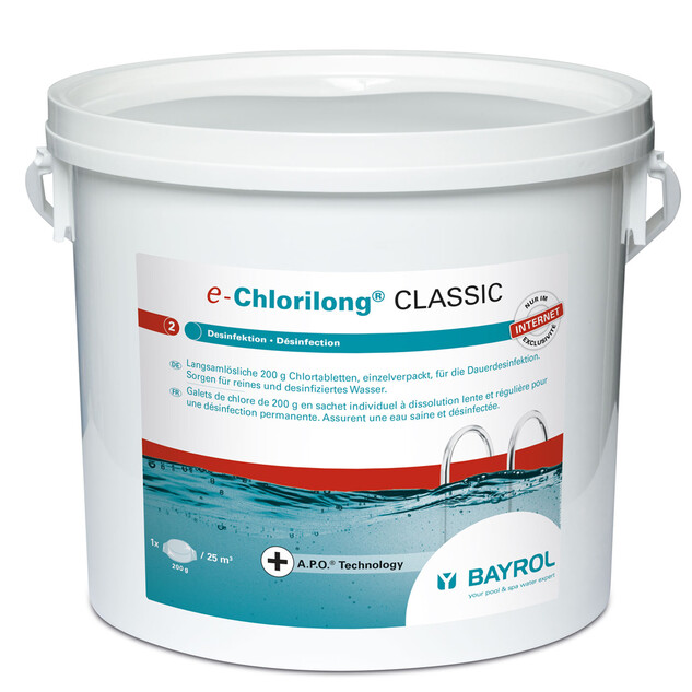 chlorilong classic galet 250g bayrol 10 kg 44229