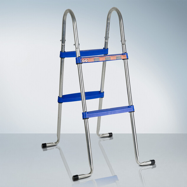 echelle 2x2 marches pour piscine hors sol gre h90 cm 29742