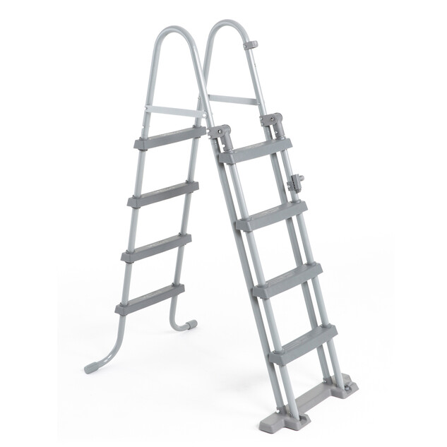 echelle de securite 2x3 marches avec plateforme hauteur 122 cm 38332