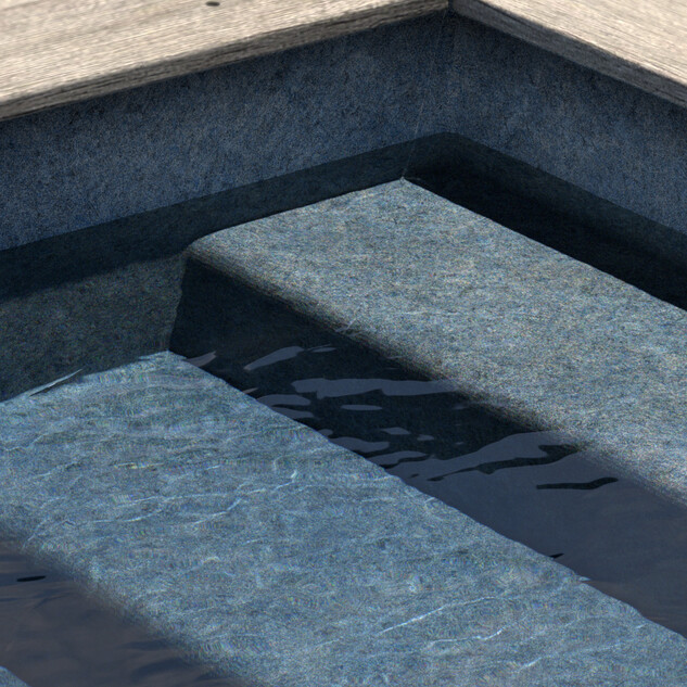 liner arme granit bleu aquasense 1 x 20 m soit 33 m 45679