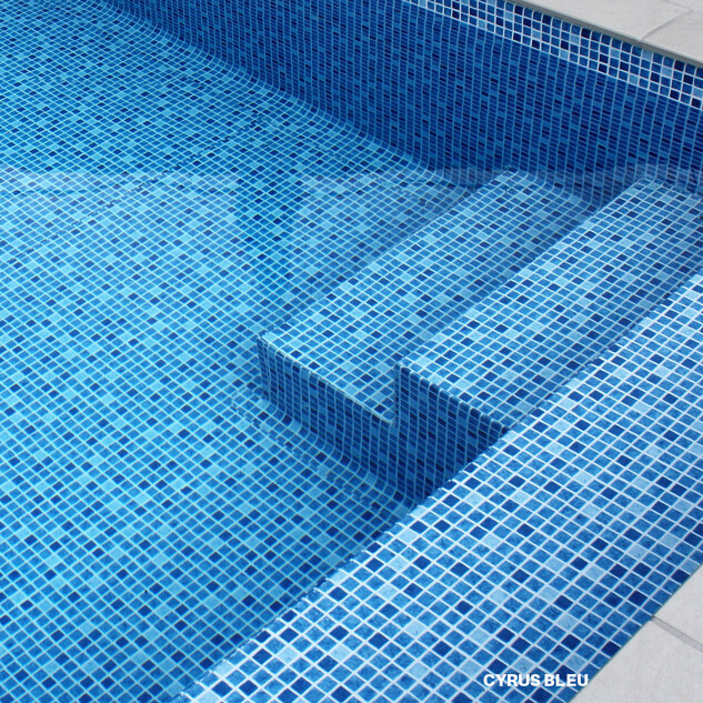 liner pvc mosaique cyrus bleu 41 25ma 45765