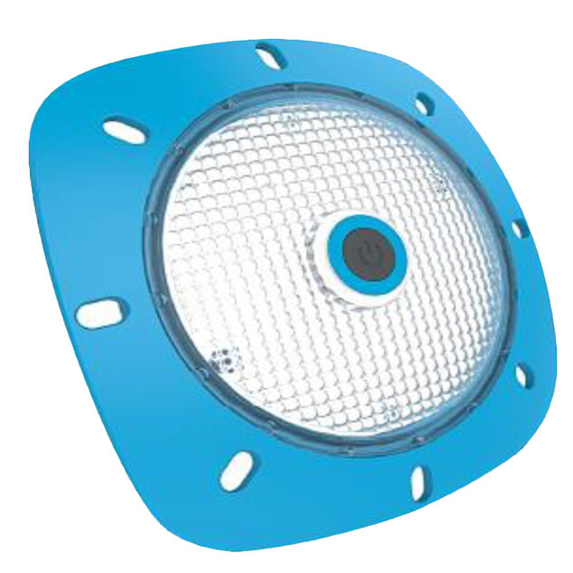 projecteur notmad 18 led bleu 43608