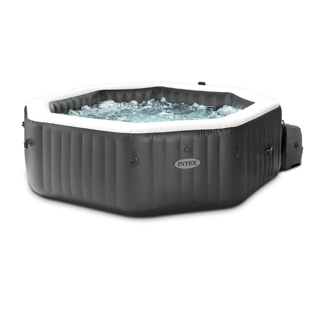pure spa carbone 6 places octogonal connecte bulles jets ecosterilisateur 43518