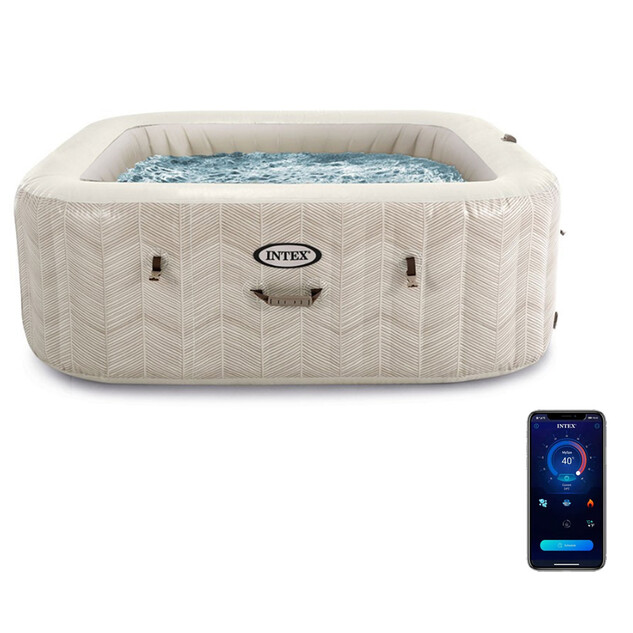 pure spa chevron 4 places bulles sterilisateur wifi 75681