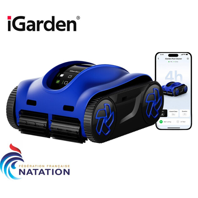 robot piscine sans fil k40 igarden pool cleaner k series 75785