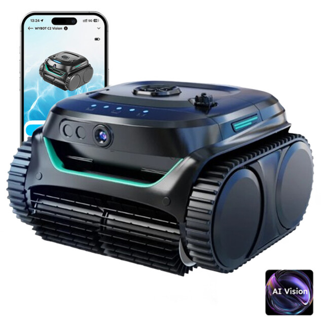 robot piscine sans fil wybot c2 pro vision 76329