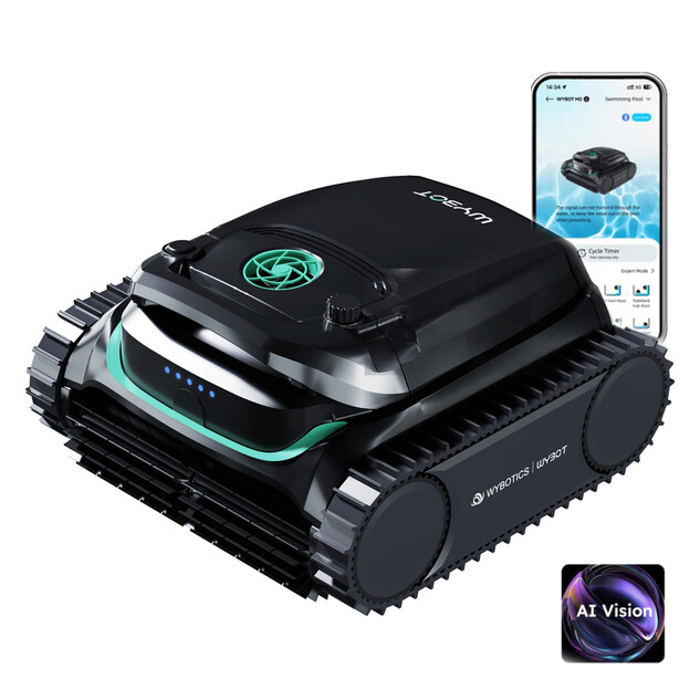 robot piscine sans fil wybot wybot m2 vision 76331