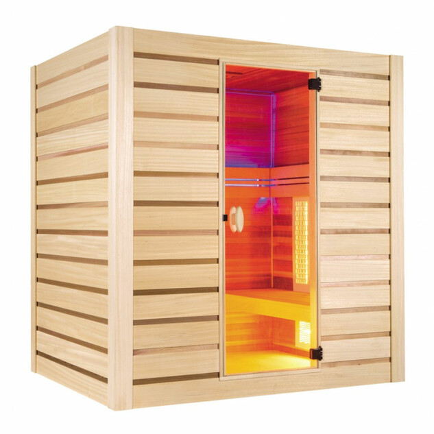 sauna vapeur et infrarouge hybride combi 15588