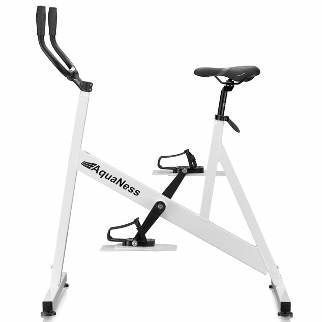 velo de piscine aquabike aquaness v1 blanc 33576